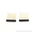 Conector de cabeçalho de pino de 2,0 mm reto